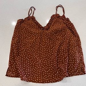 Small polka dot tank top